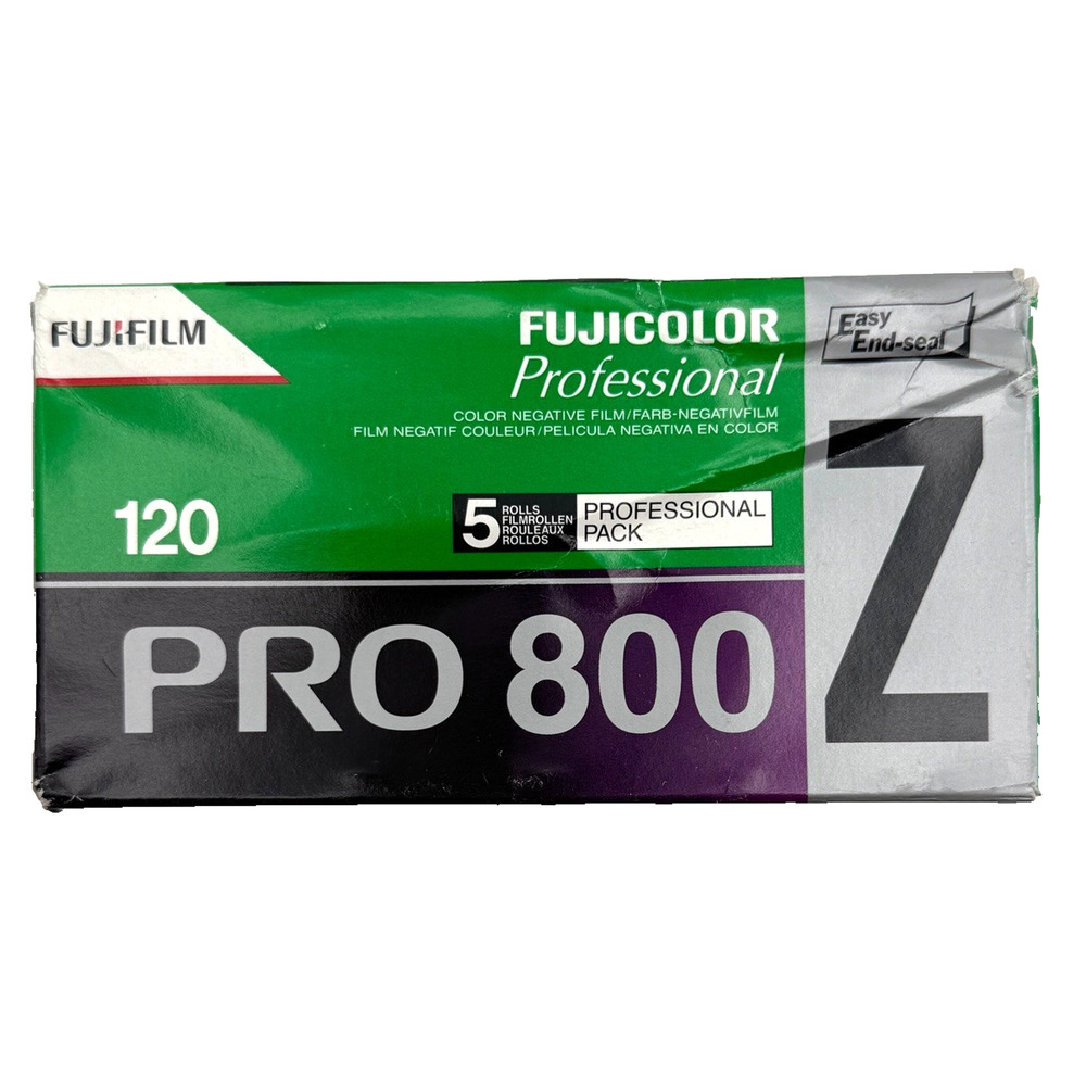 Fujifilm Fujicolor Pro 800Z 120 Color Negative Film 5 Roll Pack EXP 2012 Sealed